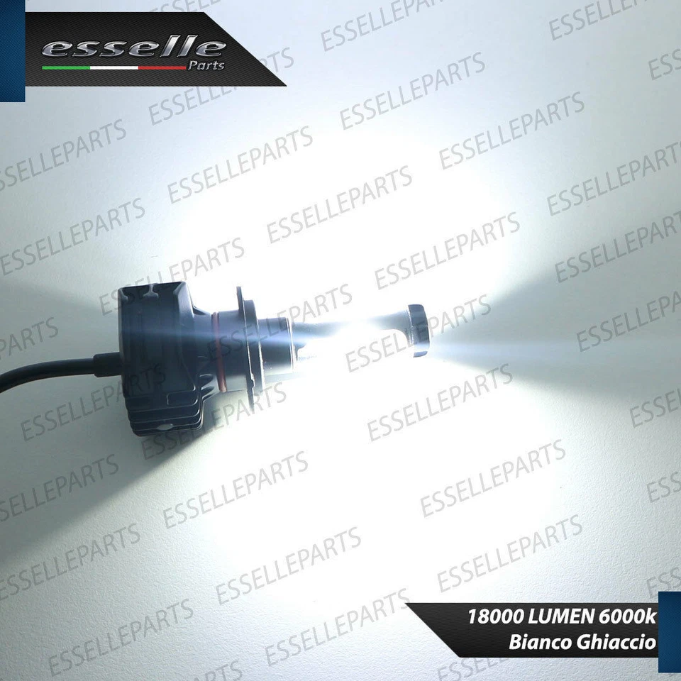 KIT LED H4 6000K CANBUS XENON 18000 LM LUMEN REALI MITSUBISHI L200 III NO AVARIA - Immagine 3 di 4