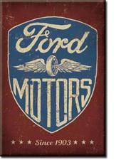 Produktbild - Ford Motors  Vintage Style Werbung USA Magnet Magnetschild