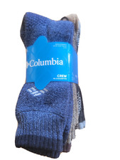 Columbia Crew Mi-Chaussettes 4 Pairs Socks Men's Size 6 - 12 NWT