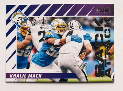 KHALIL MACK 2024 Score Football Sack Attack #9 Los Angeles Chargers