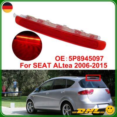 5P8945097 Glas Rot Bremsleuchte für 06-15 Seat Altea LED Rückleuchte Bremslicht