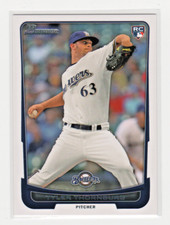 TYLER THORNBURG 2012 Bowman Draft ROOKIE CARD #8 MILWAUKEE BREWERS