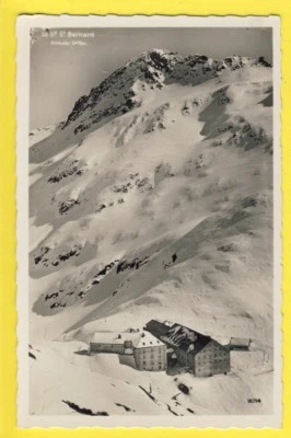 cpsm SUISSE Neige Montagne Le Grand SAINT BERNARD Hospice vers 1950 - Photo 1/2