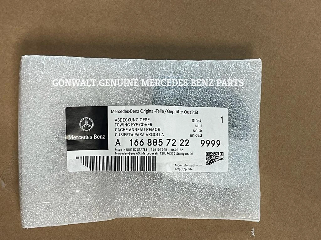 Mercedes Benz New GLE 400 GLE 43 AMG® GLE 350 Tow Eye Cap OE 