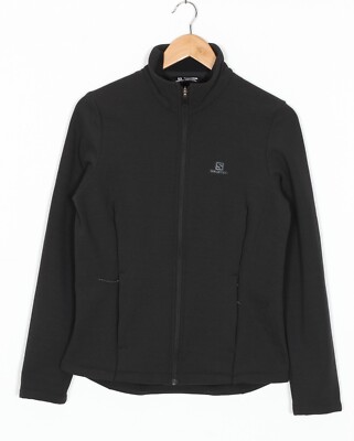 SALOMON Activewear Top Mid Layer Fleecejacke Damen Größe M VR1543