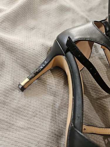 ALDO Shoes Womens US Size 8.5 Vetrano Stiletto Ankle Strap High Heel Nude Bone - Picture 10 of 12