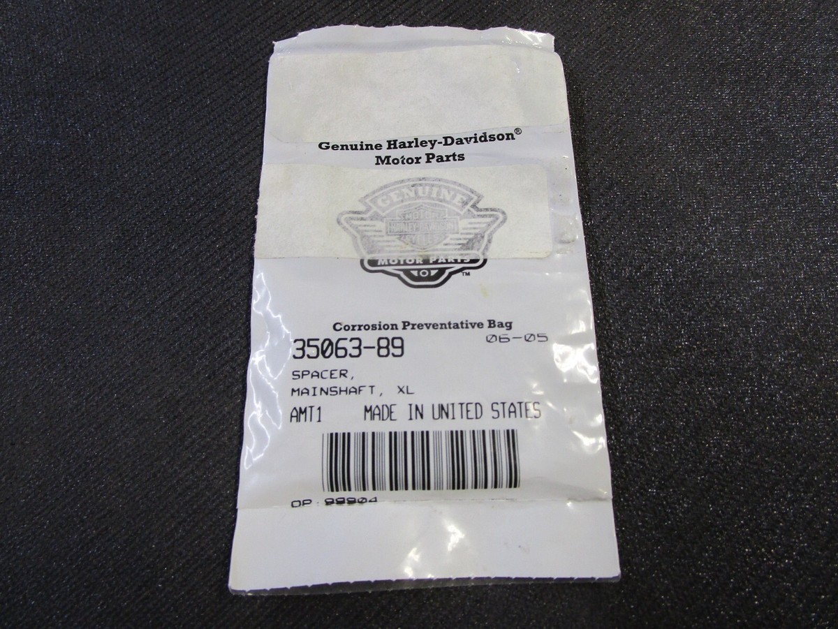 Genuine Harley Davidson Main shaft Spacer 1pk P/N 35063-89