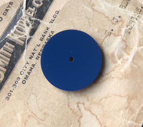 Ganz blau einfach steriles Zifferblatt für ETA 2824 2836 Uhrwerk