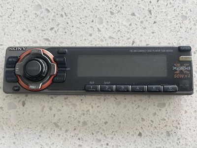SONY CDX-4000X CAR STEREO FACEPLATE SONY CDX-4000X FACEPLATE ONLY