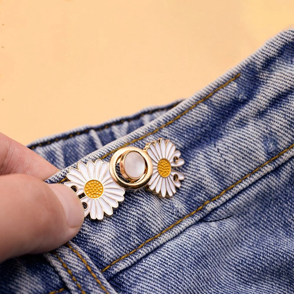 Waist Jewelry Tightening Waistband Pin Metal Brooch Waist Buckle