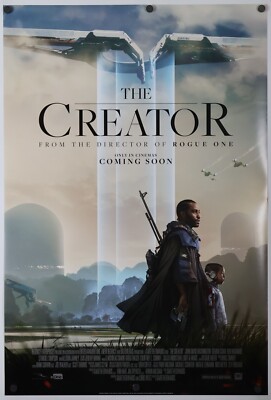 The Creator - original DS movie poster 27x40 D/S 2023 intl FINAL Sci-Fi