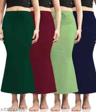 Fishcut Lycra Blend Shapewear, Stretchable Petticoat Shaper, Pack Of 4