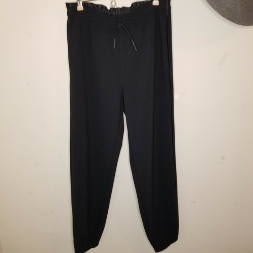 Athleta Metropolis Jogger Black Pants Size 4 Excellent Pull On Elastic Waist - Picture 2 of 9