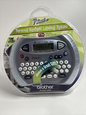 BROTHER P-Touch Labeling System Handheld LABEL MAKER PT-70BM - NEW & SEALED