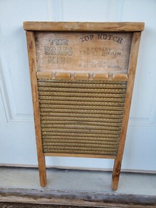VTG Brass King Washboard percussion Musical Instrument Regular Size Brass Bell
