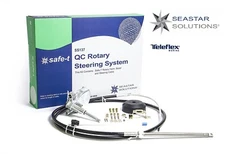 SeaStar SS13717 Safe-T Quick Connect Rotary 17ft Steering Kit Teleflex Marine