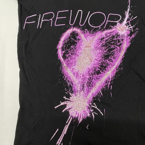 Kathy Perry Shirt Fireworks Glitter Girl’s Concert Tee Sz S - Picture 3 of 9