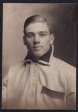 1912 CHARLIE JAMIESON Buffalo Bisons Early Vintage Baseball Studio Photo