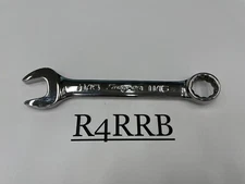 Snap-on Tools USA NEW 11/16" SAE 12pt Short Length Chrome Combo Wrench OEX220B