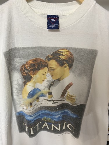 Camiseta De Colección Titanic de Punto Único Paramount Película Promoción Talla L - Imagen 3 de 6