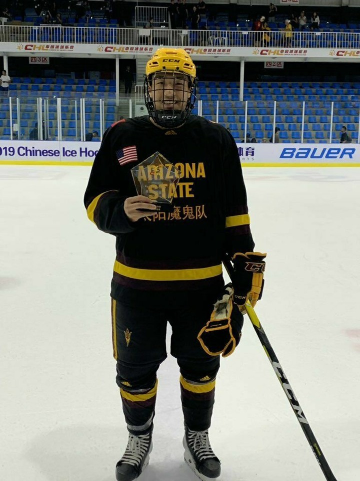 arizona-state-hockey-2-unused-pucks-from-august-2019-exhibition-games