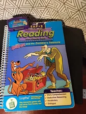 Scooby Doo and the Zombies quantum pad  Reading Treasure"  Book & Cartridge