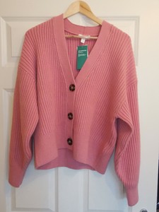 h&m chunky cardigan