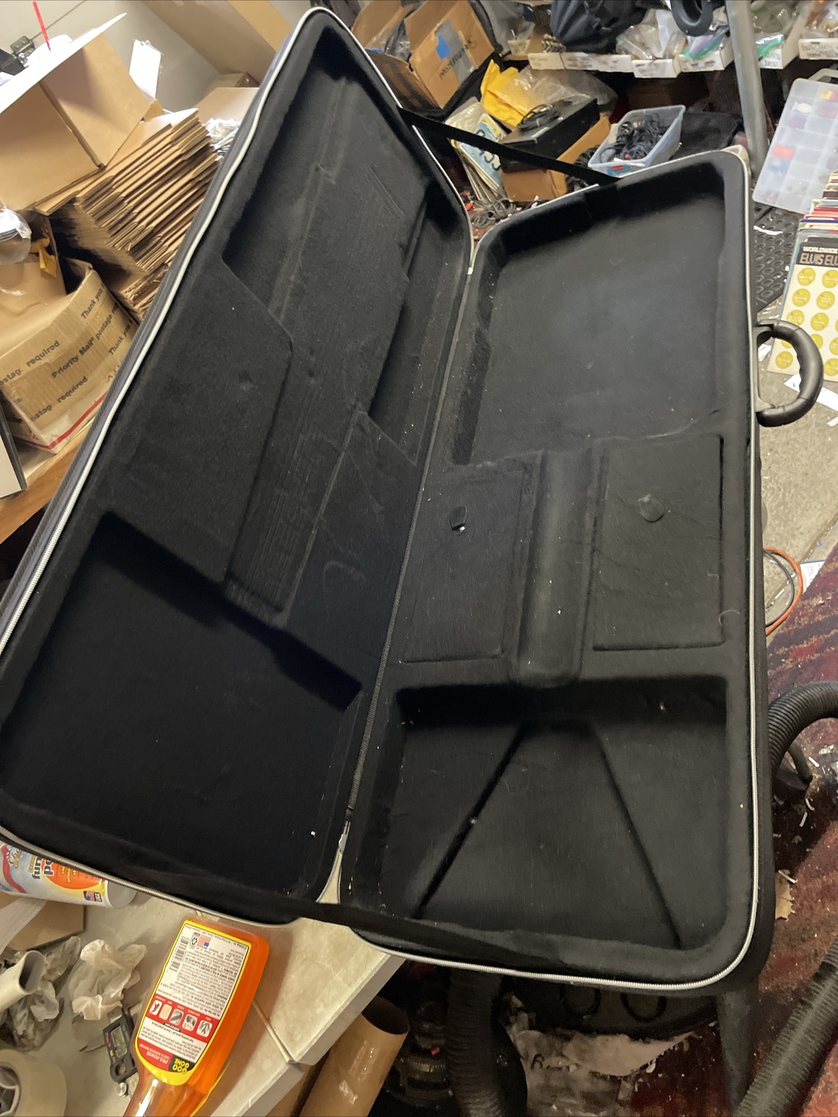 Rectangular Road Runner Polyfoam Acoustic Guitar Hard Case fits Stratocaster eBay