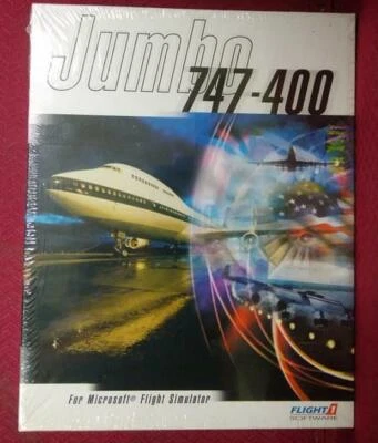 Jumbo 747-400 for Microsoft Flight Simulator PC CD-ROM Big Box ✰NEU & OVP✰ - Bild 1 von 4