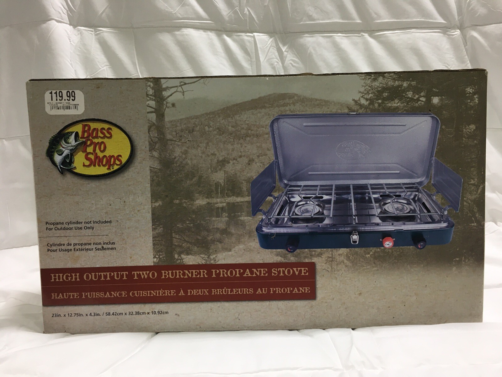 Bass Pro Shops High Output Two Burner Propane Stove. Never UsedNIB eBay