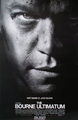 Matt Damon (Das Bourne Ultimatum) THE BOURNE ULTIMATUM US Movie Poster rolled