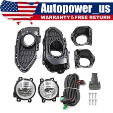 For Honda Fit 2018 19 2020 Fog Lights Lamps Assembly Set L&R Side (With Halogen)