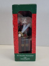 Kurt S. Adler Santa's World 10" Wooden Nutcracker in Box Royal Guard Soldier