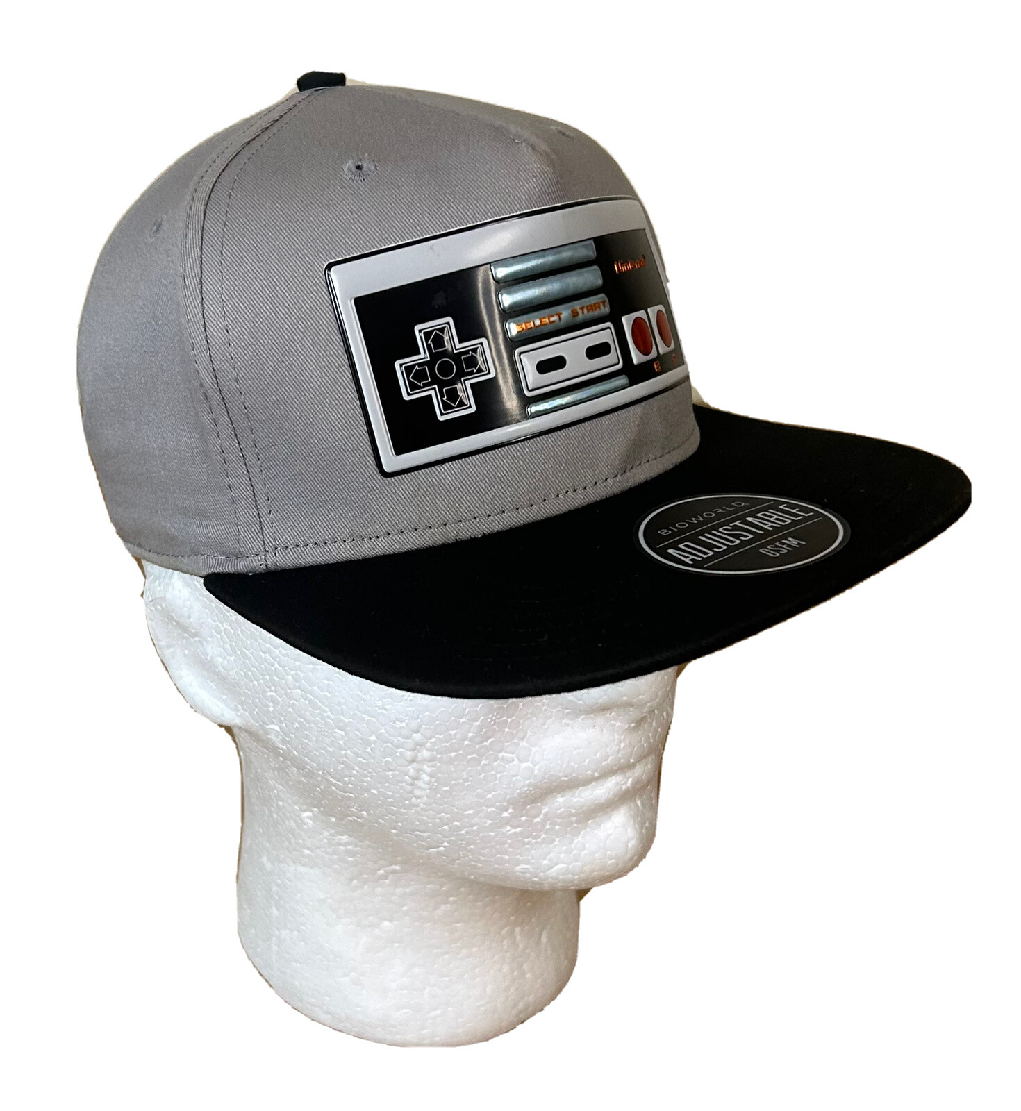 Gray Control Nintendo Adjustable Hat - image 3