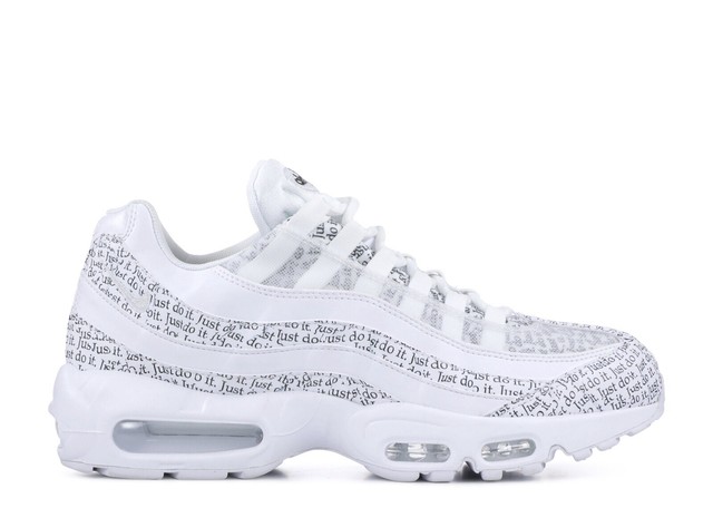 air max 95 just do it pack white