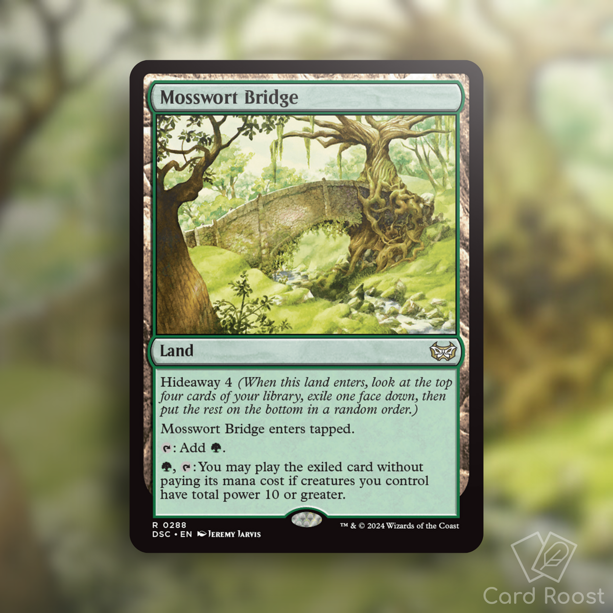 Mosswort Bridge Rare Mint MTG Card :: :: Strixhaven Commander Decks 2021 :: :: Mosswort Bridge Rare Mint MTG Card :: :: Strixhaven Commander Decks 2021 :: ::