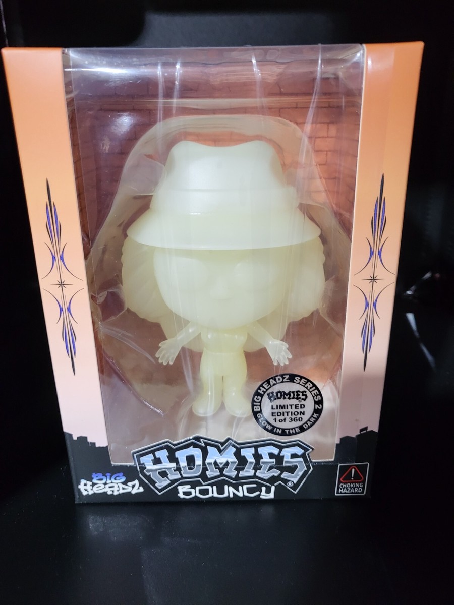 HOMIES Big Headz Series #2 Collectables Bouncy Glow in the Dark | eBay