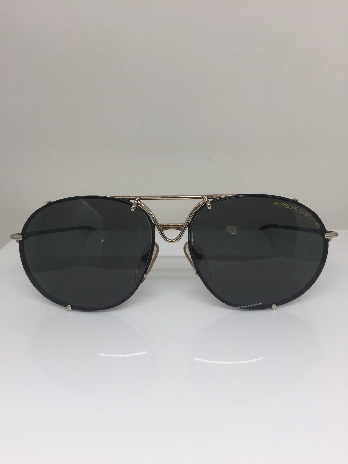 New Vintage Porsche Design Aviator Sunglasses Car… - image 1