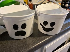2022 McDonalds Halloween Happy Meal Boo 2 Bucket  s McBoo White Ghost
