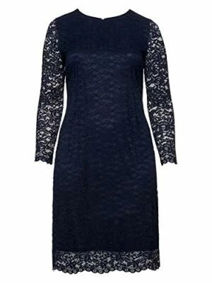 sheego Damen Cocktailkleid Gr. 50 Spitze Abendleid Spitzenkleid Etuikleid Kleid - Bild 1 von 4
