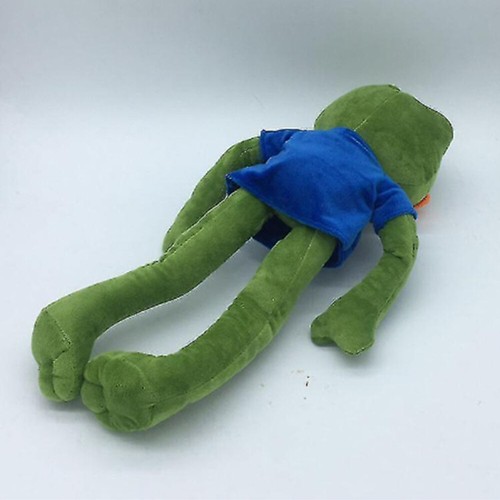 45CM The Sad Frog Magic-Expression Pepe Soft Plush Stuffed Toy Kids Gift - Picture 4 of 14