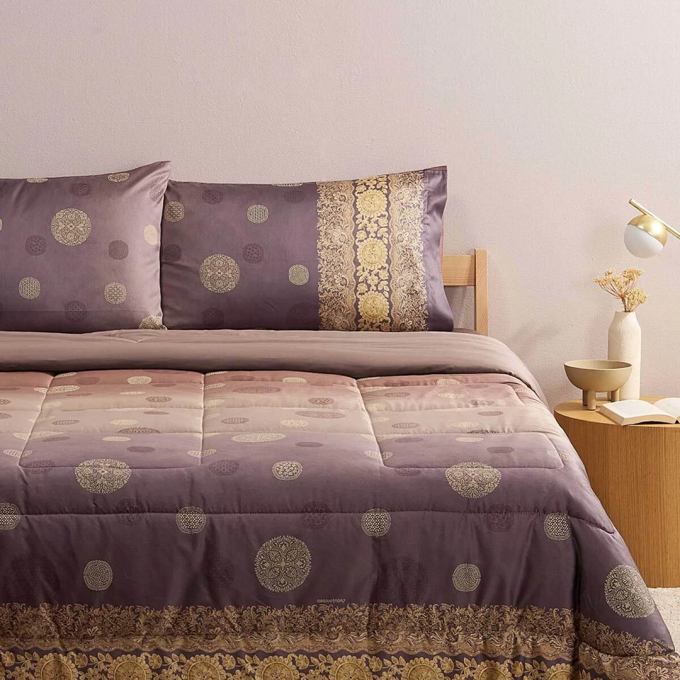 Trapunta Piumone invernale Pallavicino di Bassetti in Raso Matrimoniale AB096 - Immagine 3 di 4