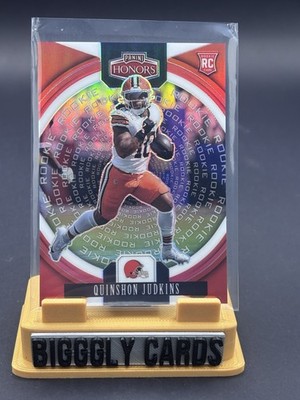 2025 Honors Rookie Quinshon Judkins Red /35 Cleveland Browns #37