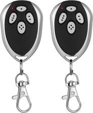 2 Pcs 4 Channels Gate Opener Remote Compatible with Aleko LM123 433.92mhz Gar