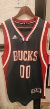 2014 NBA Adidas Milwaukee Bucks OJ Mayo Jersey 00 Men's Medium Green
