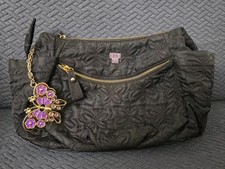 ANNA SUI Black Quilted Shoulder Bag  Light weight 