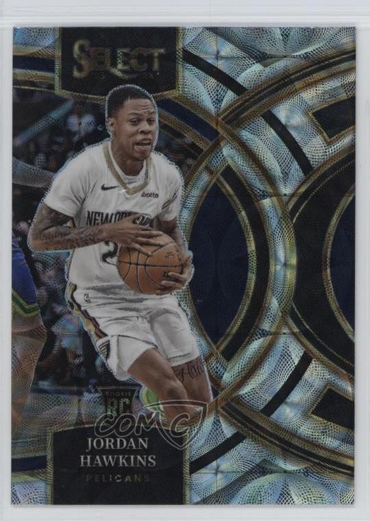 2023-24 Panini Select Premier Level Scope Prizm Jordan Hawkins #124 1s2h