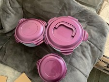 Large ?Lock & Lock? Handled Bowl Food Storage Container with 2 stack able?