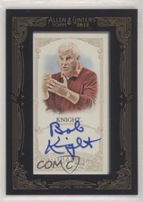 2012 Topps Allen & Ginter's Framed Mini Auto Bob Knight #AGA-BKN Auto 3c6