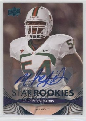 2012 Upper Deck Star Rookies Auto Micanor Regis #104 Rookie Auto RC 0o9